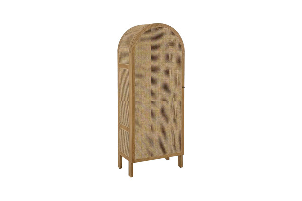 Batu One door Wardrobe - Rattan