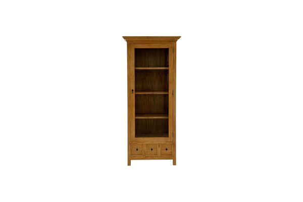 Single door glass cabinet