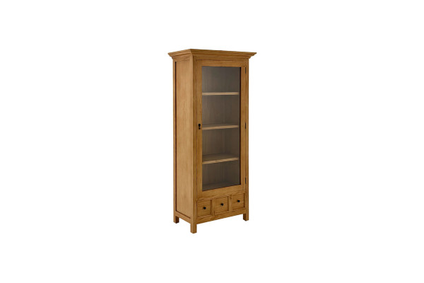 Single door glass cabinet