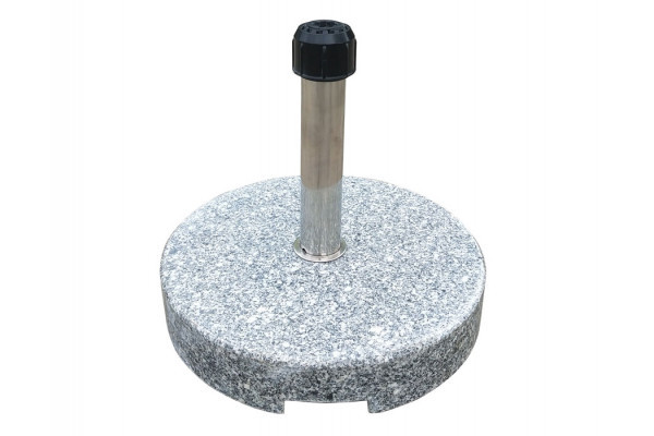 Base de sombrilla 35 kg GRANITO - Gris con ruedas