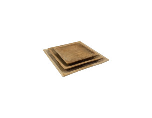 Square plate - 3 pieces