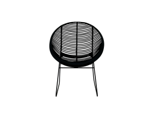 Parabola chair - Black