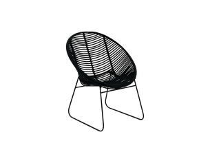 Parabola chair - Black