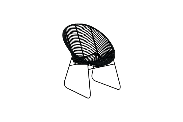 Parabola chair - Black