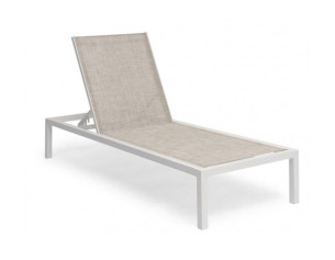 Kia Sun Lounger - White