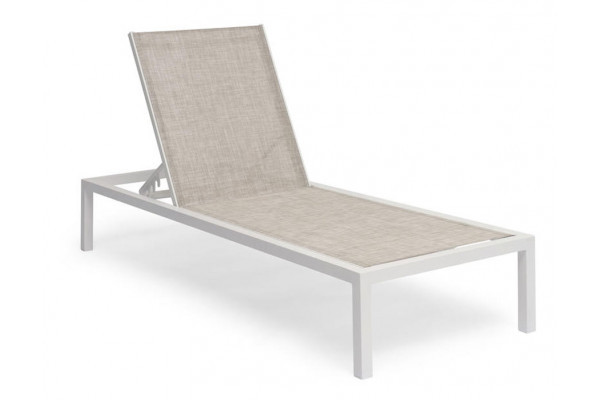 Kia Sun Lounger - White