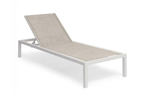 Kia Sun Lounger - White