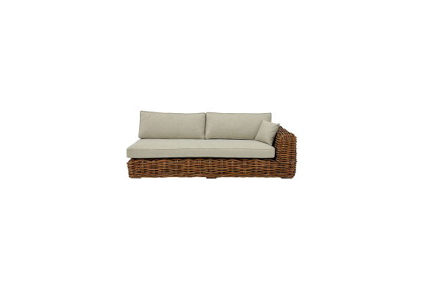 Nuru RIGHT corner rattan lounge sofa set