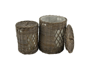 Ubud laundry basket set of 2