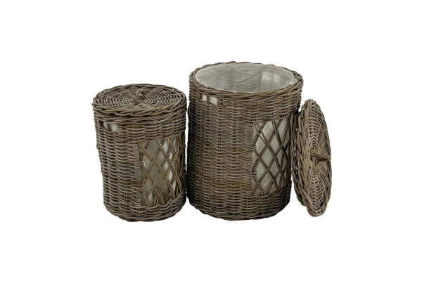 Ubud laundry basket set of 2