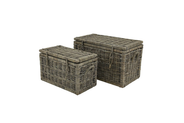 Mira rattan baskets - set of 2