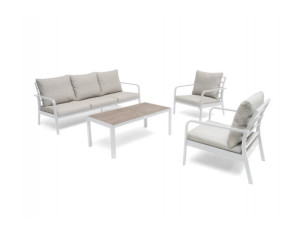 Kia Sofa Set - White