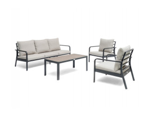 Kia Sofa Set - Black