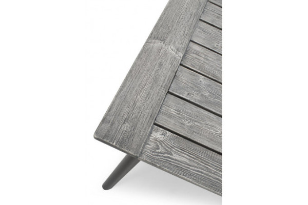 Valletta table - 90x220 cm - Grey