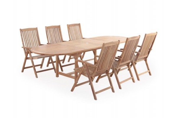 Alma Devon garden furniture set  - Core teak