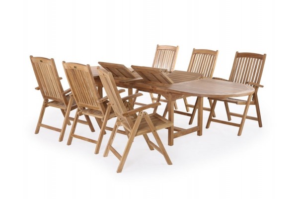 Alma Madrid Garden furniture set - Core teak