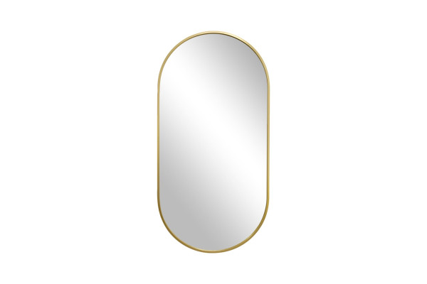 Callisto Oval Mirror - 60 x 120 cm - Gold