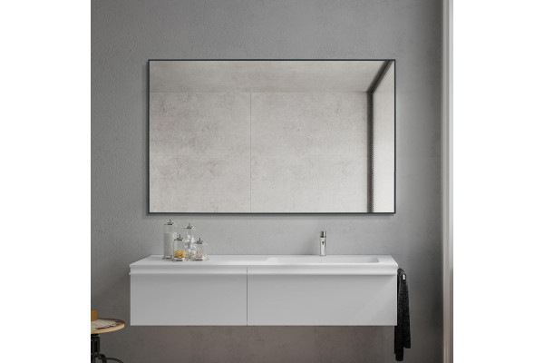 Triton Mirror - 90 x 150 cm - Black