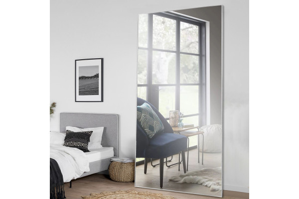 Miranda Mirror BRUSHED ALUMINIUM – 100x200 cm
