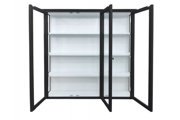 Apolo Wall-Mounted Display Cabinet Black - 121...