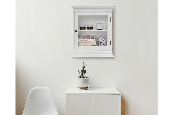 Freyja Wall-Mounted Display Cabinet white - 60...