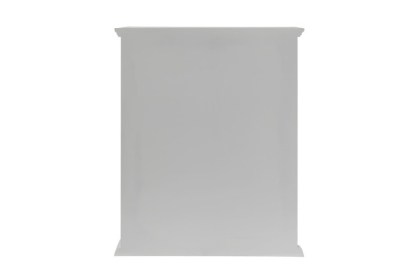 Odin Wall-Mounted Display Cabinet Grey - 65.5 x...