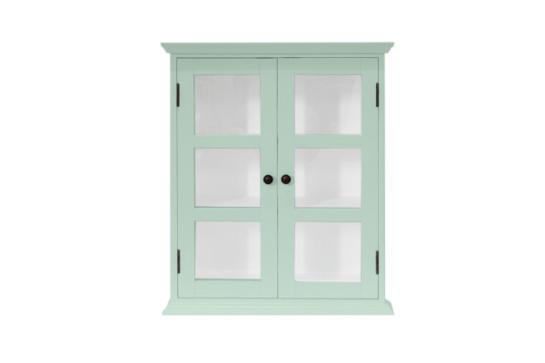 Odin Wall-Mounted Display Cabinet Green - 65.5...