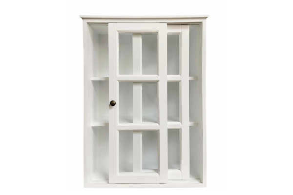 Alba Wall-mounted Display Case with sliding...