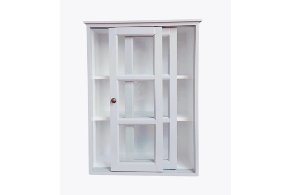 Alba Wall-mounted Display Case with sliding...