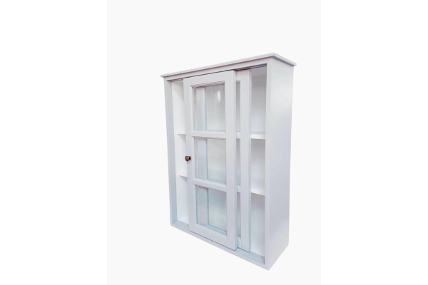 Alba Wall-mounted Display Case with sliding...