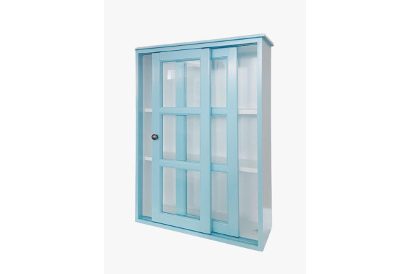 Vitrina de Pared Alba con Puertas Correderas -...