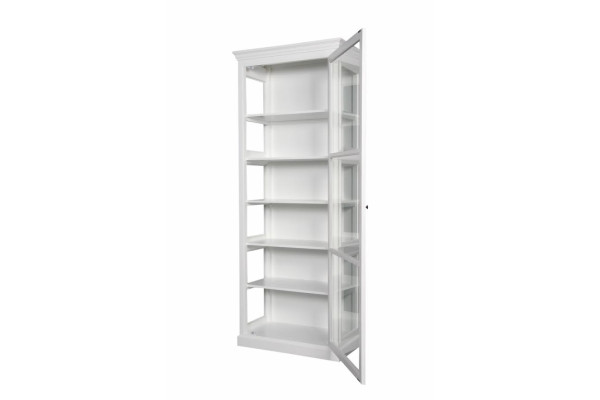 Isla Display Cabinet - 212 x 80 x 44 cm - White