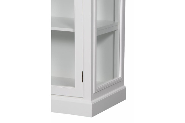 Isla Display Cabinet - 212 x 80 x 44 cm - White