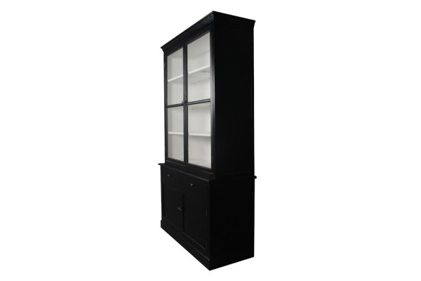 Lyra, Cabinete Negro/Blanco 220 x 125 x 50 cm