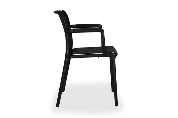 Sonja Stacking Chair - Black