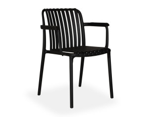 Sonja Stacking Chair - Black