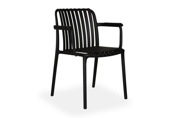 Sonja Stacking Chair - Black