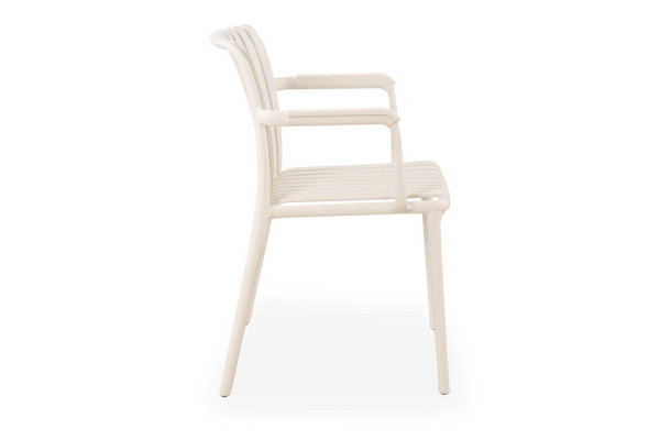 Silla Apilable Sonja – Gris Blanco