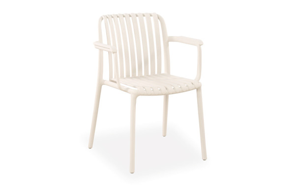 Sonja Stacking Chair - Grey White