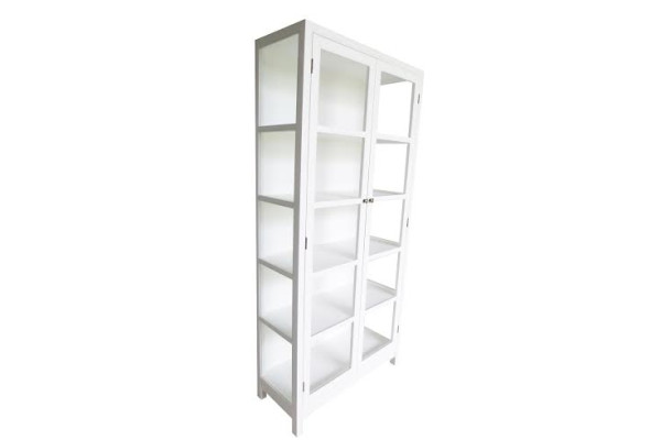 Libra Display Cabinet 198 x 92 x 38cm White