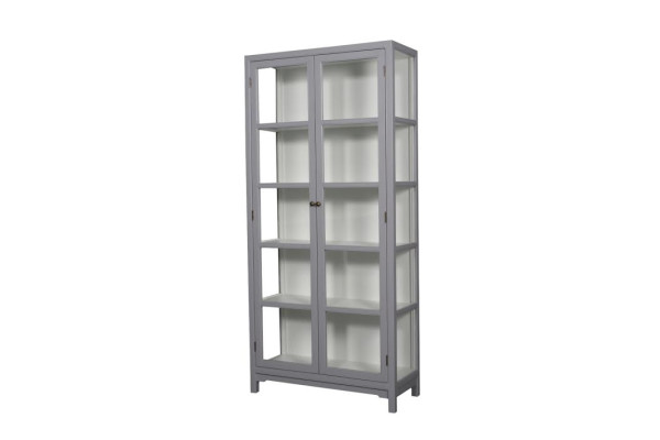 Libra Display Cabinet - Gray/White - 198 x 92 x...