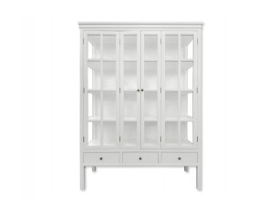 Leo Display Cabinet White -...