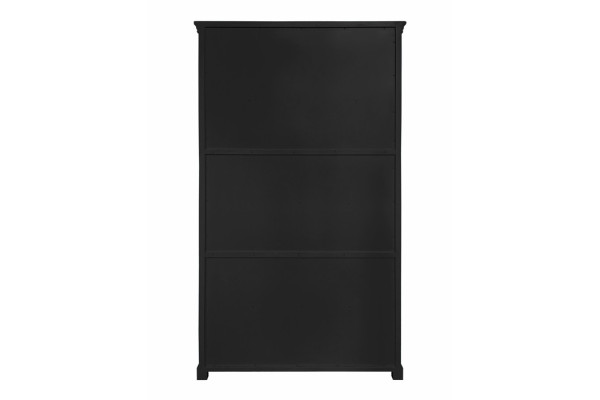 Coral Display Cabinet Black - 212 x 120 x 44 cm