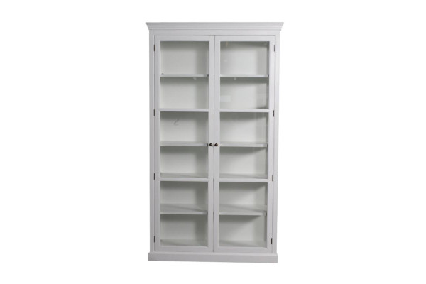 Coral Display Cabinet White - 212 x 120 x 44 cm