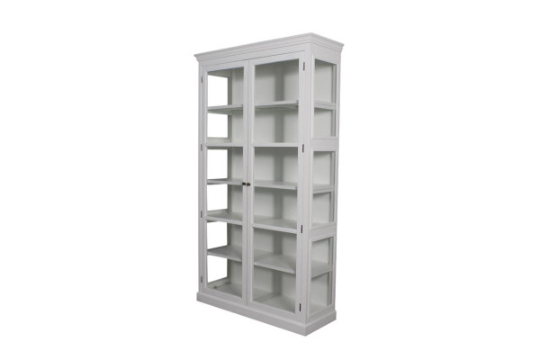 Coral Display Cabinet White - 212 x 120 x 44 cm