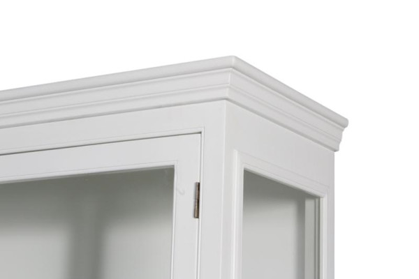 Coral Display Cabinet White - 212 x 120 x 44 cm