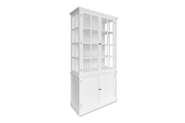 Iris Display Cabinet white - 220 x 110 x 45 cm