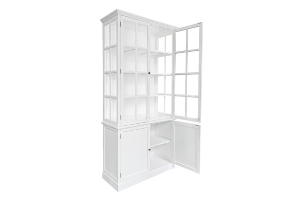 Iris Display Cabinet white - 220 x 110 x 45 cm