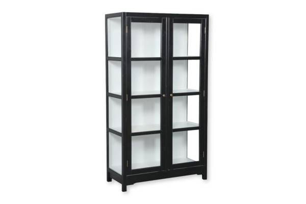 Cosmos Display Cabinet Black - 160 x 90 x 40 cm