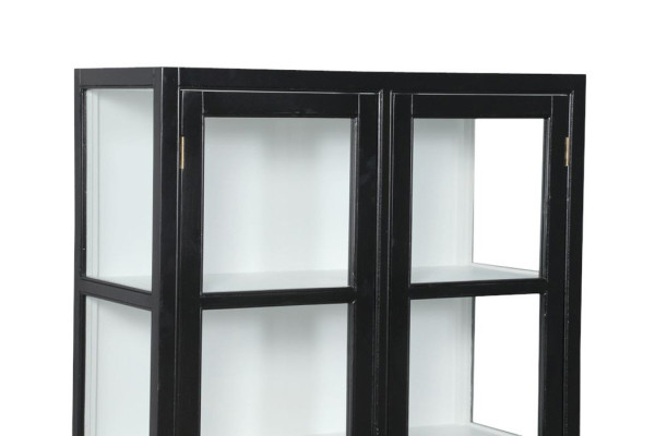 Cosmos Display Cabinet Black - 160 x 90 x 40 cm